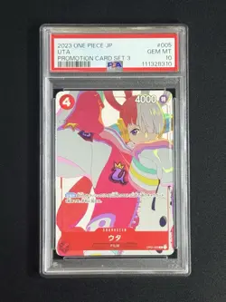 PSA 10 Uta OP01-005 Promo R Matching Battle 2023 One Piece Card Japanese - Image 1