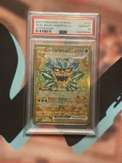 Pokemon TCG TWM Teal Mask Ogerpon Ex Hyper Rare PSA 10 Gem Mint - Image 1