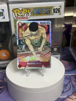 ST01-013 Roronoa Zoro SR Super Pre-Release Starter Deck Straw Hat One Piece TCG - Image 1