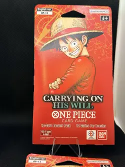 One Piece TCG OP-13 Carrying On His Will Sleeved Booster Pack Lot of 4 - Image 2