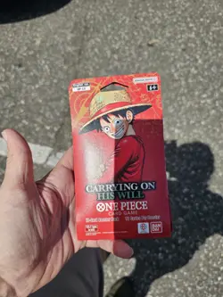 LOT Of 3 One Piece TCG: Carrying On His Will Sleeved Booster Pack OP-13 ENGLISH - Image 1