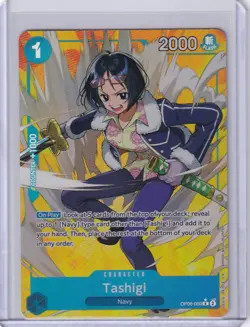 Tashigi Alternate Art Foil OP06-050 R One Piece TCG Wings of the Captain English - Image 1