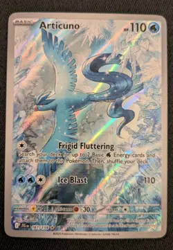 Pokemon TCG Journey Together Articuno Card 161/159 Illustration Rare - Image 1