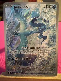 Pokemon TCG Articuno 161/159 Illustration Rare Holo Card Journey Together - Image 1