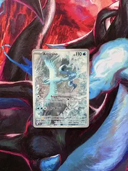 Articuno Pokemon TCG Journey Together Illustration Rare Card 161/159 - Image 1