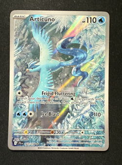 Pokemon TCG Articuno 161/159 Illustration Rare – Journey Together Set – NM - Image 1