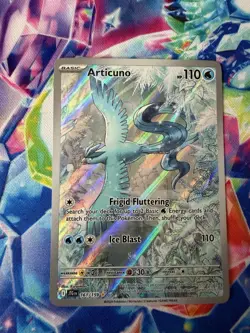 Articuno Pokemon TCG Journey Together Illustration Rare Card 161/159 - Image 1