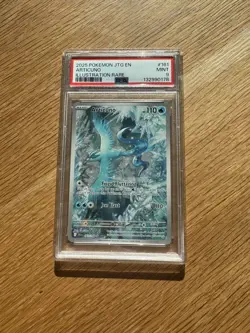 Pokemon TCG Journey Together Articuno Card 161/159 Illustration Rare - PSA 9 - Image 1