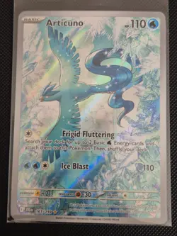 Articuno Pokemon TCG Journey Together Illustration Rare Card 161/159 - Image 1