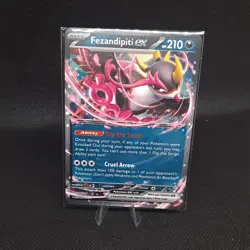 Pokemon Fezandipiti ex 2024 World Championships Evan Pavelski NM Condition - Image 1
