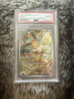 Pokemon Eevee 173 Sv: Scarlet & Violet Promo Holo PSA 10 2025 English - Image 1
