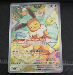 Eevee Pokemon TCG SV Scarlet & Violet Promo 173 Holo Card English 50 HP - Image 1