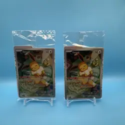 2 x Pokemon Eevee 173 SV Promo Holo Card Scarlet & Violet 2025 English SEALED - Image 1