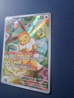 Pokemon TCG Eevee Scarlet and Violet Promo 173 Full Art Holo MINT! - Image 2