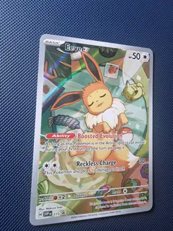 Pokemon TCG Eevee Scarlet and Violet Promo 173 Full Art Holo MINT! - Image 3