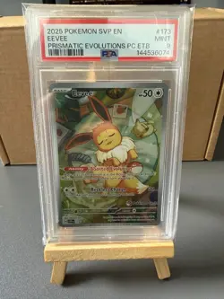 Pokemon Eevee 173 Scarlet & Violet Promo Holo Exclusive PC PSA 9 2025 - Image 1