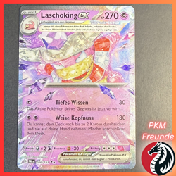 Laschoking EX 086/193 PAL 🟢NM 🇩🇪Deutsch Entwicklungen in Paldea Pokemon - Image 1