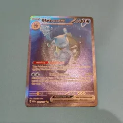 Blastoise ex 200/165 SV Scarlet & Violet 151 SIR Full Art Holo Perfect Card - Image 1