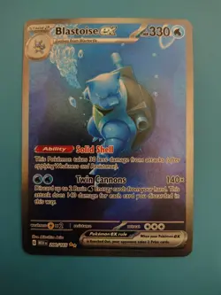 Blastoise ex 200/165 SV Scarlet & Violet 151 SIR Full Art Holo Perfect Card - Image 2