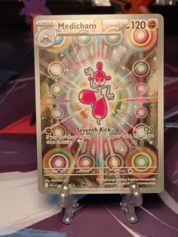 Pokemon TCG Card Medicham 241/217 Ascended Heroes Illustration Rare - NM - Image 1