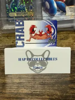 1997 Bandai Carddass 098 Crab (Krabby) Japanese Mini Card U.S. Seller - Image 1