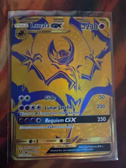 Pokemon Lunala GX SM103a Hidden Fates Ultra Premium Collection Black Star Promo - Image 1