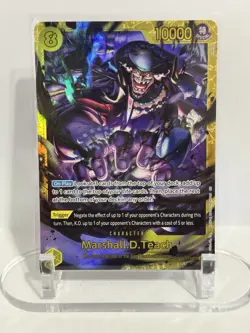 Bandai One Piece Card Game Marshall D. Teach OP16-119 SEC Alt Art Foil EN - Image 1