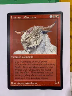 Mtg Hurloon Minotaur 6x9 Oversized Jumbo Card English Arena Prize & Store Promo - Image 1
