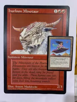 Mtg Hurloon Minotaur 6x9 Oversized Jumbo Card English Arena Prize & Store Promo - Image 2