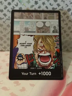 DON!! Card (Ivankov & Sanji) Foil Wings of the Captain OP06 NM - Image 1