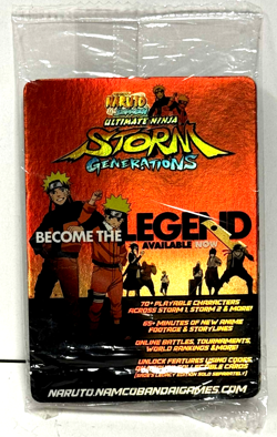 Naruto CCG Ultimate Ninja Storm Generations 2012 SDCC Sealed Trading Card Bandai - Image 1