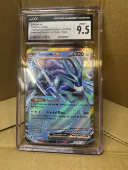 CGC 9.5 Suicune ex 010/034 Holo Trading Card Game Classic 2023 English 220 - Image 1
