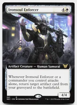Ironsoul Enforcer (Extended Art) Commander: Kamigawa: Neon Dynasty Regular - Image 1