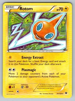 2016 Pokemon XY Fates Collide Rotom 24/124 Rare NM - Image 1