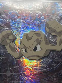 2000 TOPPS CHROME POKEMON T.V. SPECTRA #74 GEODUDE CGC 9 Blue Label - Image 3