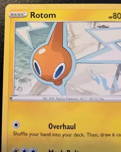 Rotom 053/195 Common Sword & Shield: Silver Tempest Pokemon TCG - Image 2
