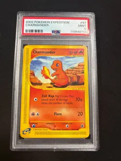 2002 Pokemon expedition Charmamder PSA 9 #97 - Image 1