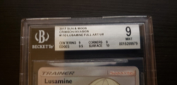 Pokemon Tcg Lusamine 110/111 Full Art Utra rare Beckett 9 BGS - Image 2