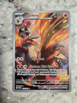 Blaziken 192/182 Sv10: Destined Rivals Holo Illustration Rare Pokemon NM - Image 1