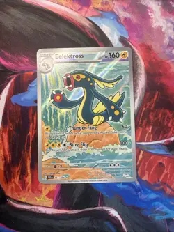 Eelektross 115/086 Illustration Rare, Black Bolt, Full Art Holo, Pokemon TCG, NM - Image 1