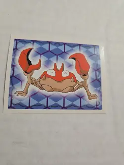 1999 #98 Krabby Pokemon Series 1 Sticker Topps Merlin Nintendo Vintage Rare - Image 1