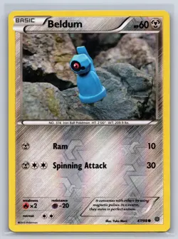 Beldum 47/98 Ancient Origins Common Reverse Holo Pokemon - Image 1