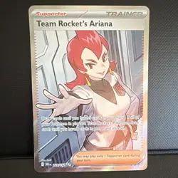 Pokemon TCG Team Rocket's Ariana 224/182 SV10 Destined Rivals Full Art Holo UR - Image 1