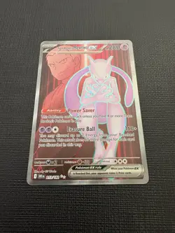 Pokemon TCG Team Rocket's Mewtwo ex 213/182 Destined Rivals Ultra Rare Holo NM - Image 2
