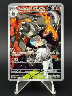 Pokemon TCG Team Rocket's Houndoom 191/182 Destined Rivals - Image 1