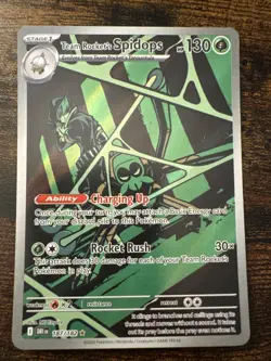 Team Rocket's Spidops 187/182 SV10 IR Holo EN 2025 NM - Image 1