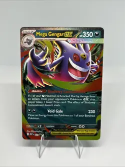Pokemon TCG Mega Gengar EX 073 Black Star Promo Mega Moonlit Tin B - Image 1