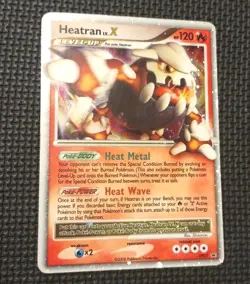 Pokemon Heatran LV X Holo Foil Black Star Promo DP31 - Image 2