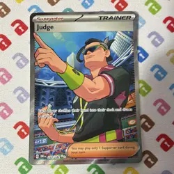 Judge 222/182 Sv10: Destined Rivals Ultra Rare Holo Full Art EN - Image 1