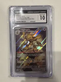 Pokemon TCG Alakazam EX Promo 009 CGC 10 Gem Mint Scarlet & Violet - Image 1